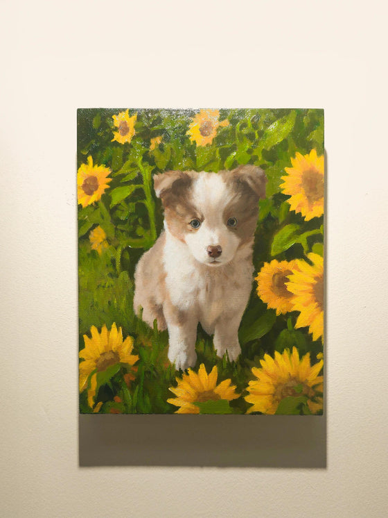 Custom pet oil painting example 2 by Feifei