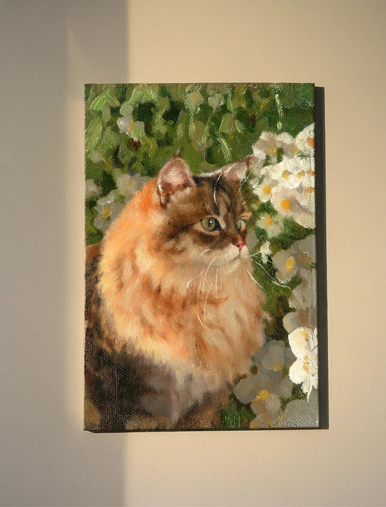 Custom pet oil painting example 3 by Feifei