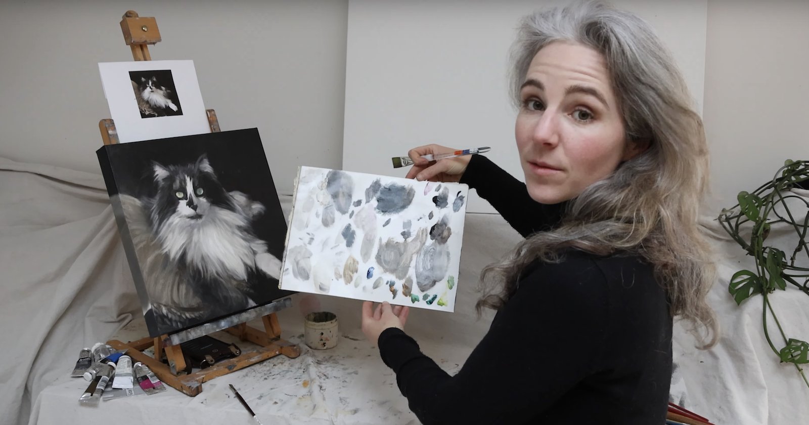 Finished pet glass paintings by Feifei